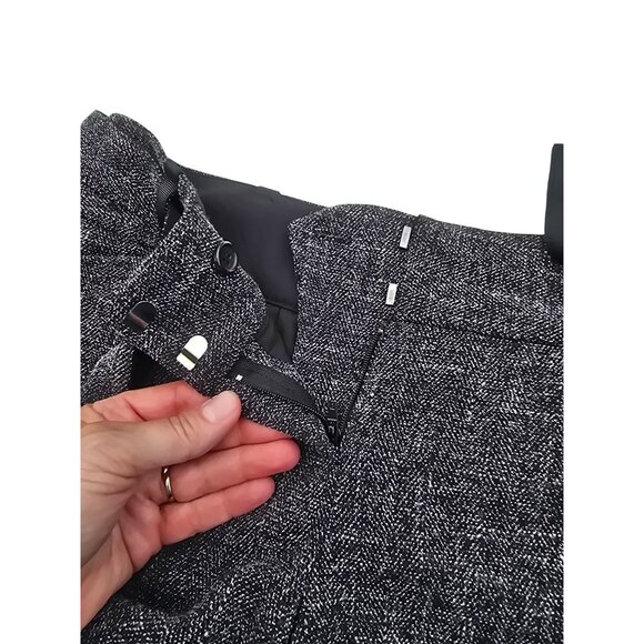 The Limited Collection Drew Fit Tweed Black & White Belted Shorts - Size 6 - Picture 7 of 7